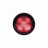 T40RR0T1 by TECNIQ - Stop/Turn/Tail Light, 4" Round, Red Lens, Grommet Mount, Tri-Pole, T40 Series
