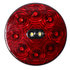 T45RW0A1 by TECNIQ - Stop/Turn/Tail/Reverse Light, 4" Round, Hi Visibility, Red Lens, Grommet Mount, Amp, T45 Series