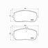 355039011 by HELLA - Disc Brake Pad Set