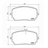 355039211 by HELLA - Disc Brake Pad Set