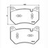 355040151 by HELLA - Disc Brake Pad Set