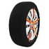 Quality Chain ES85 Tire Snow Sock Tire Snow Sock, Zero-Clearance Design, For Snow and Ice Covered Highways