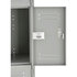652054GYDL by GLOBAL INDUSTRIAL - Digital Box Locker, 6-Tier, 6-Door, 12"W x 12"D x 12"H, Gray, Assembled