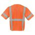 63385 by JJ KELLER - SAFEGEAR™ Lime Safety Vest Type R Class 3 - 4XL/5XL, Zipper Closure