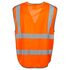 65126 by JJ KELLER - SAFEGEAR™ Hi-Vis 9 Pocket Vest Type R Class 2 - Medium, Orange