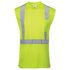 JJ Keller 65136 T-Shirt SAFEGEAR™ Hi-Vis Sleeveless T-Shirt With Pocket, Type R Class 2 - 4XL, Lime
