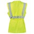 65525 by JJ KELLER - SAFEGEAR™ Women’s Fit Hi-Vis Type R Class 2 Safety Vest - Small, Lime, Zipper Closure with Vertical Reflective Tape