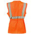 66554 by JJ KELLER - SAFEGEAR™ Women’s Fit Hi-Vis Type R Class 2 Safety Vest - 5X, Orange, Zipper Closure with Vertical Reflective Tape