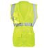 66552 by JJ KELLER - SAFEGEAR™ Women’s Fit Hi-Vis Type R Class 2 Safety Vest - 5X, Lime, Zipper Closure with Vertical Reflective Tape