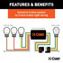 CT 56496 by CURT MANUFACTURING - Powered 3-To-2-Wire Tailpowered 3-To-2-Wire Tail