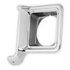 04-252 by HOLLEY - Classic Truck Headlight Bezel - LH, Round Hole, Chrome, Dark Argent Interior