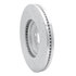 631-11033L by DYNAMIC FRICTION COMPANY - Brake Rotor - Drilled and Slotted - Silver