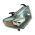 TY1240-B101R by EAGLE EYE - Headlight - RH, Assembly, Black Housing, Clear Lens, with Black Bezel, without LED DRL