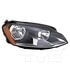 TYC 20969900 Headlight Assembly Headlight Assembly