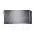 30093 by TYC - A/C Condenser - Parallel Flow, 26.77" x 13.86" x 0.63", with Receiver/Drier (Jeep Compass)