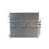 4433 by TYC - A/C Condenser - Parallel Flow, 25.12 x 22.52 x 0.63 in., with Receiver/Drier (Land Rover)