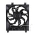 TYC 611000 A/C Condenser Fan Assembly Cooling Fan Assembly