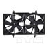 TYC 620420 Dual Radiator and Condenser Fan Assembly Cooling Fan Assembly