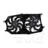 TYC 621280 Dual Radiator and Condenser Fan Assembly Cooling Fan Assembly