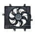 TYC 621240 Dual Radiator and Condenser Fan Assembly Cooling Fan Assembly