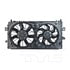 TYC 621430 Dual Radiator and Condenser Fan Assembly Cooling Fan Assembly