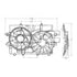 621800 by TYC - Cooling Fan Assy
