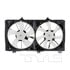 TYC 621900 Dual Radiator and Condenser Fan Assembly Cooling Fan Assembly