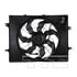 TYC 622630 Dual Radiator and Condenser Fan Assembly Cooling Fan Assembly