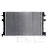 13865 by TYC - Engine Coolant Radiator - for 2019 Volkswagen Golf