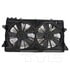 TYC 623620 Dual Radiator and Condenser Fan Assembly Cooling Fan Assembly