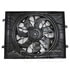TYC 624000 Dual Radiator and Condenser Fan Assembly Cooling Fan Assembly