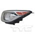 20-9518-00-9 by TYC -  CAPA Certified Headlight Assembly