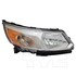 209723009 by TYC -  CAPA Certified Headlight Assembly