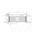 19080 by TYC - Auto Trans Oil Cooler