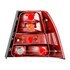 11-5948-01 by TYC - Tail Light - Lens and Housing, LH, Halogen, Chrome Housing, Red/Clear Lens