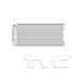 30008 by TYC -  A/C Condenser