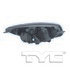 20-9518-00-9 by TYC -  CAPA Certified Headlight Assembly