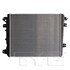 13690 by TYC - Radiator Assembly - Aluminum Core, 28.5 in. Height, 2.36 in. Thickness, Crossflow, 2 Rows