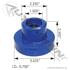 M17475UB by AUTOMANN - Engine Mount, Blue Polyurethane for Kenworth and Peterbilt Chassis