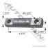 Automann TRS3602 Engine Torque Strut Engine Torque Strut, 7/8"-9 Thread x 6" Length Flat Side for Heavy Duty Axles