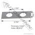 MPB341 by AUTOMANN - Spring Eye Adjustment Shim, 1/16in for Peterbilt