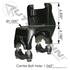 M974 by AUTOMANN - Suspension Spring Saddle, 6.0" Height Cast Steel for Hendrickson RT/RTE 400 Series