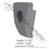 Automann 203.1017 Wheel Rim Clamp Wheel Rim Clamp, Heavy Duty Cast Steel, For Spoke Wheel Applications