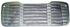 HDG010010 by FREIGHTLINER - Grille - For 2008-2011 Freightliner M2 Series, with Bug Screen and Mount Kit