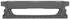 HDB010207 by FREIGHTLINER - Bumper Bar - Center, Chrome, For 2002-2011 Freightliner Century