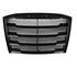 HDG010046 by FREIGHTLINER - Grille - Black, For 2018-2019 Freightliner Cascadia, with Bug Screen