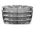 HDG010045 by FREIGHTLINER - Grille - Chrome, For 2018-2019 Freightliner Cascadia, with Bug Screen