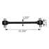 Automann TMR68 Axle Torque Rod Axle Torque Rod, 22.25-inch Center-to-Center for Volvo and White Suspension