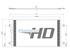 HDH010056 by FREIGHTLINER - A/C Condenser