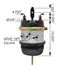 179SB3030SLW225 by AUTOMANN - Air Brake Spring Brake, Type 30/30 Long Stroke 2.25-inch Sealed with Welded Clevis